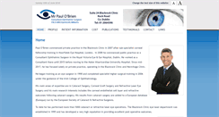 Desktop Screenshot of eyesurgeon.ie